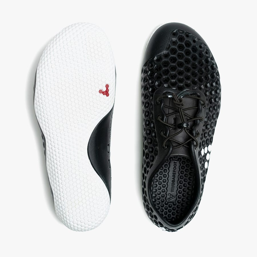 Vivobarefoot Ultra III Bloom Hardloopschoenen Heren Zwart | Nederland 0073XYUF